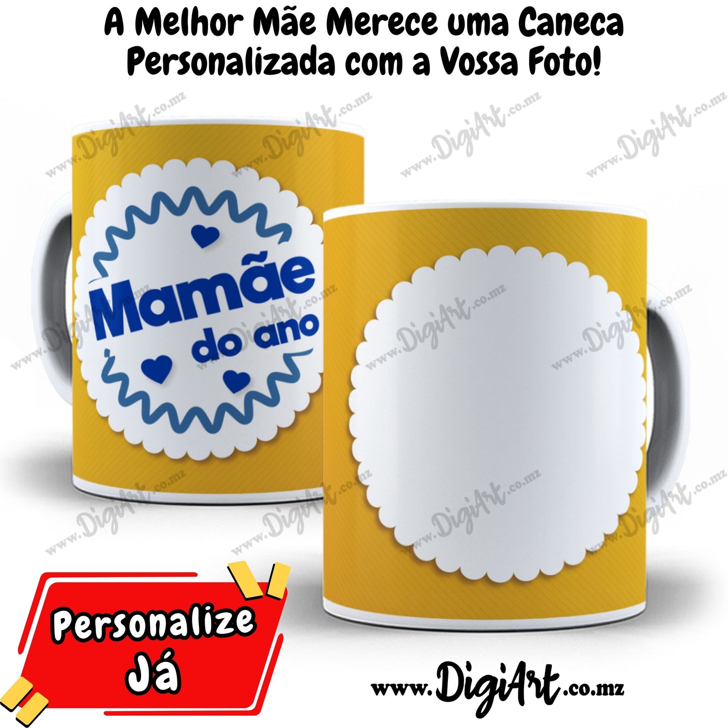 Caneca com Foto para Mãe