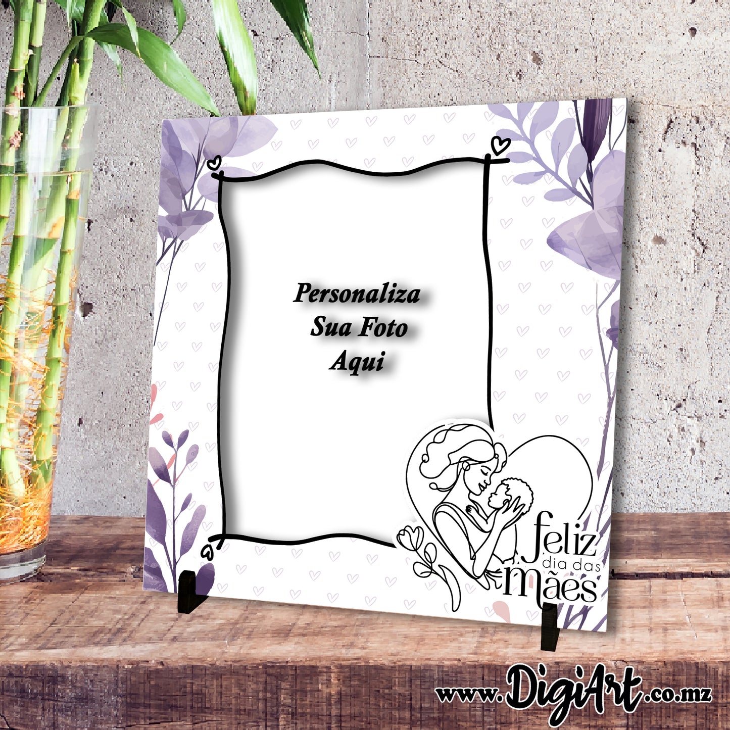Azulejo Para Mãe Tamanho 20x20cm