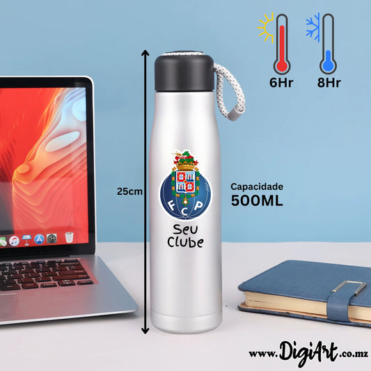 Garrafa Térmica Esportiva Personalizada 500ml – Inox