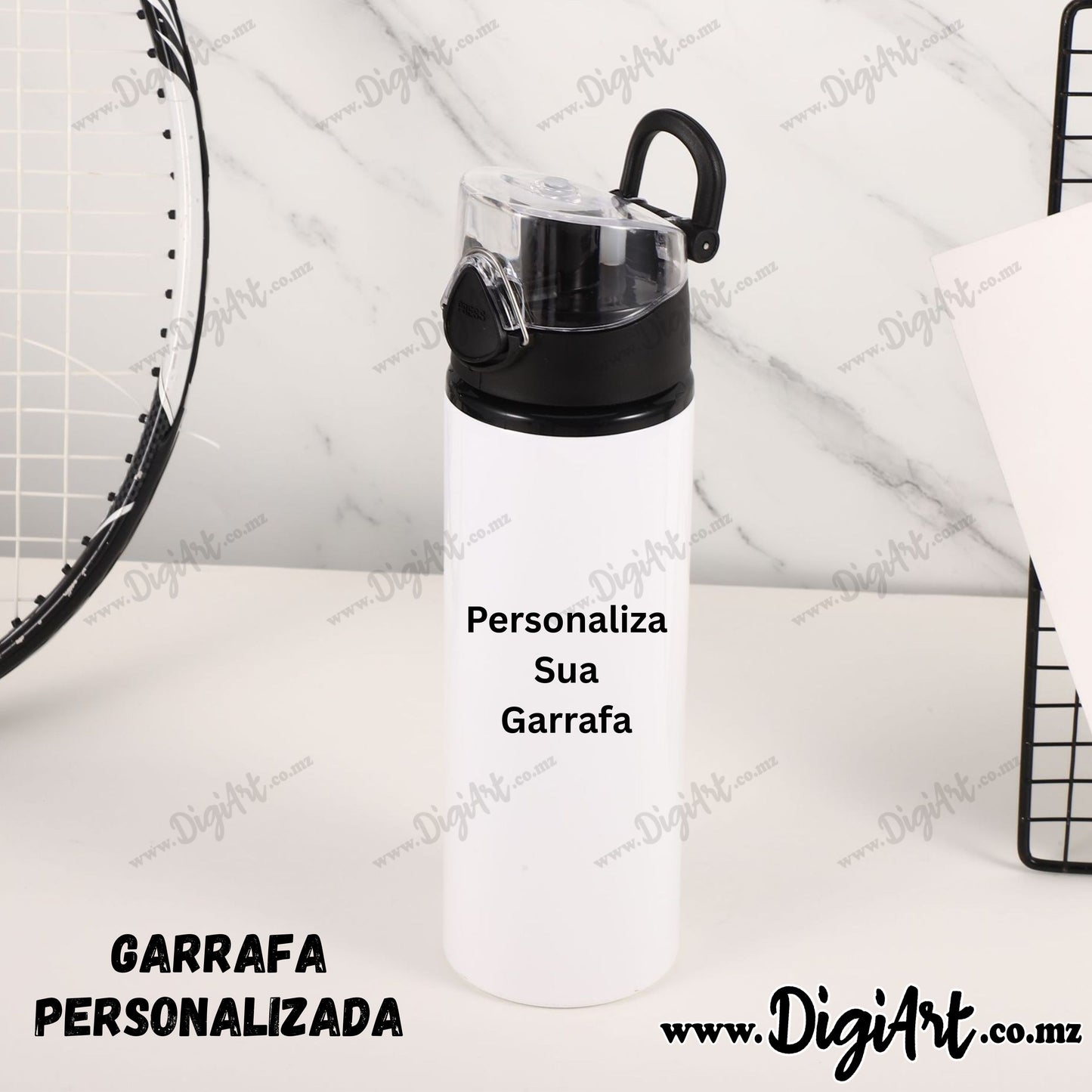 Garrafa aluminio com Tampa 750ml