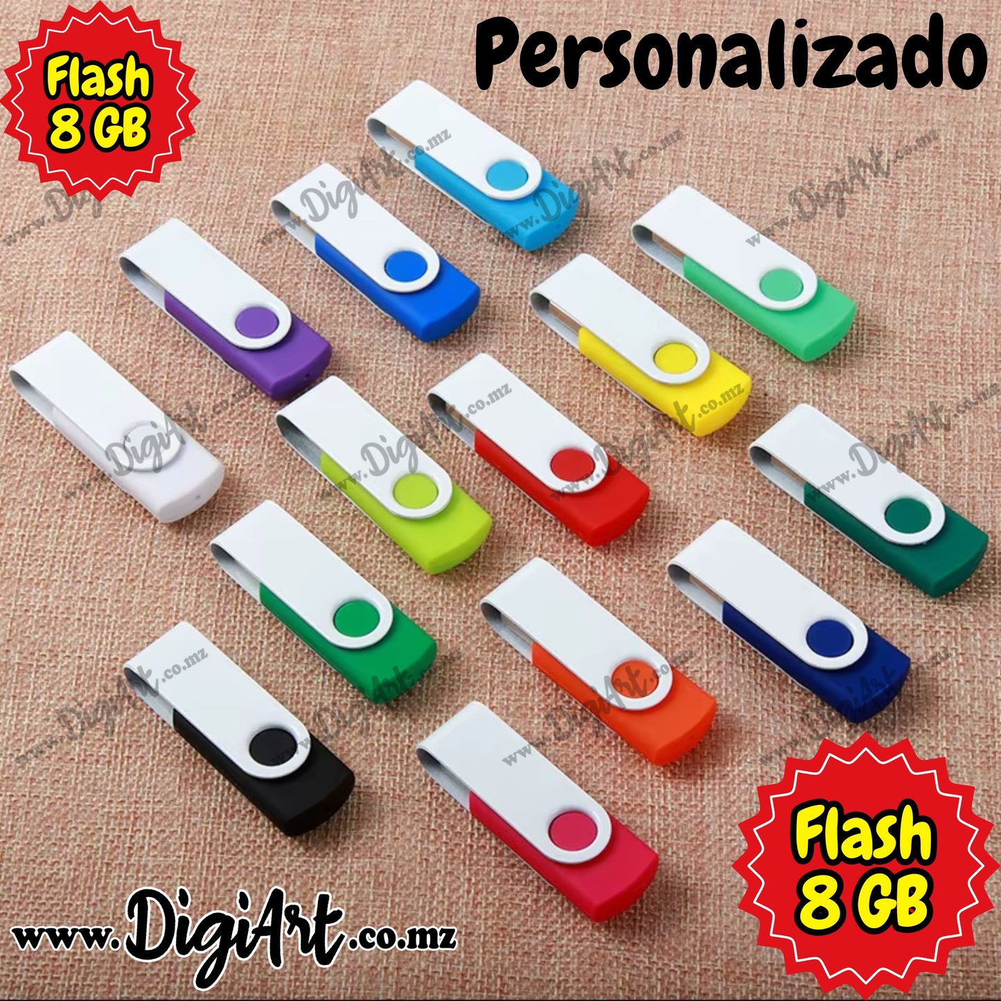 Flash de 8GB Personalizado
