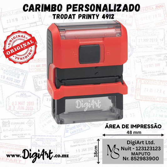 Carimbo Personalizado Trodat Printy 4912