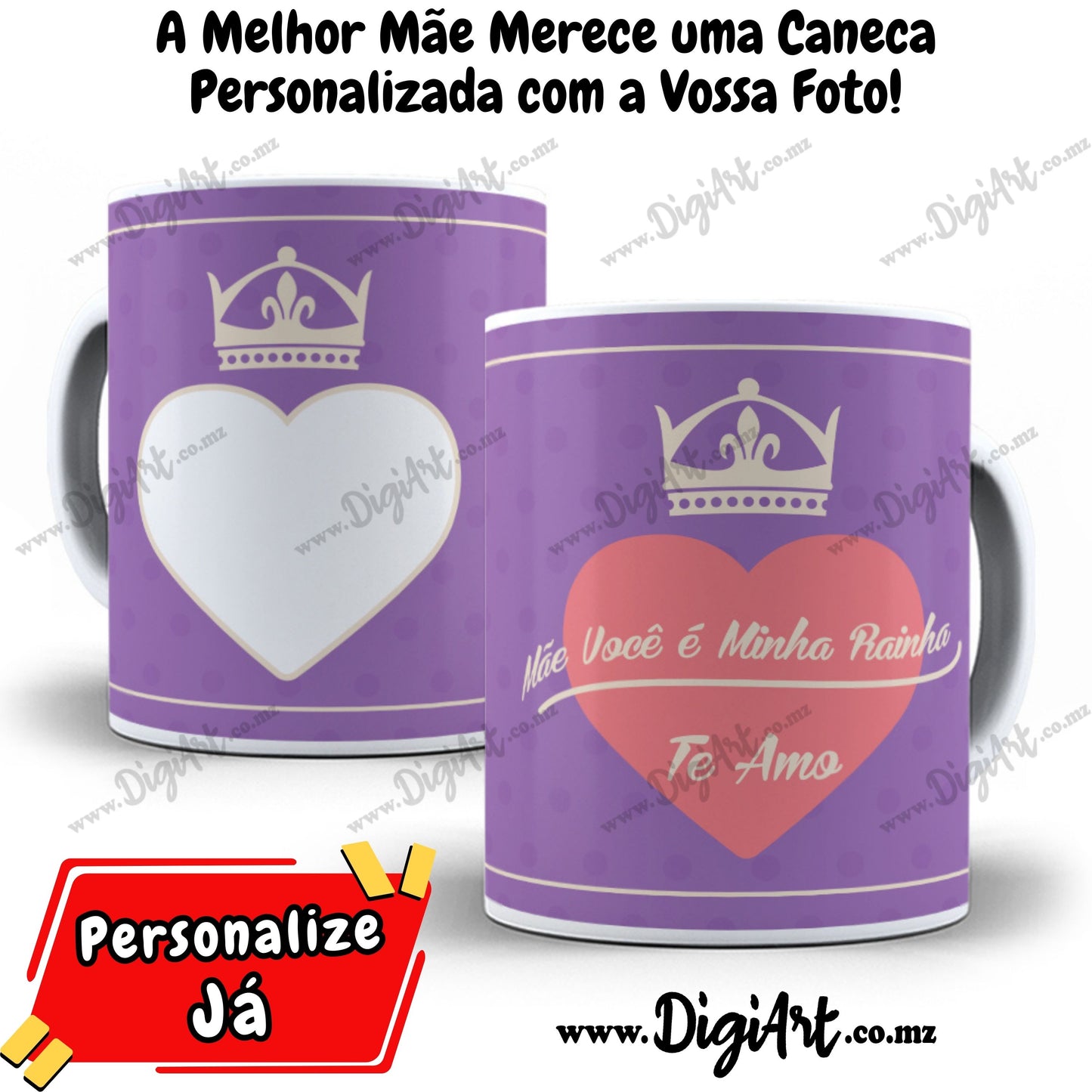 Caneca com Foto para Mãe