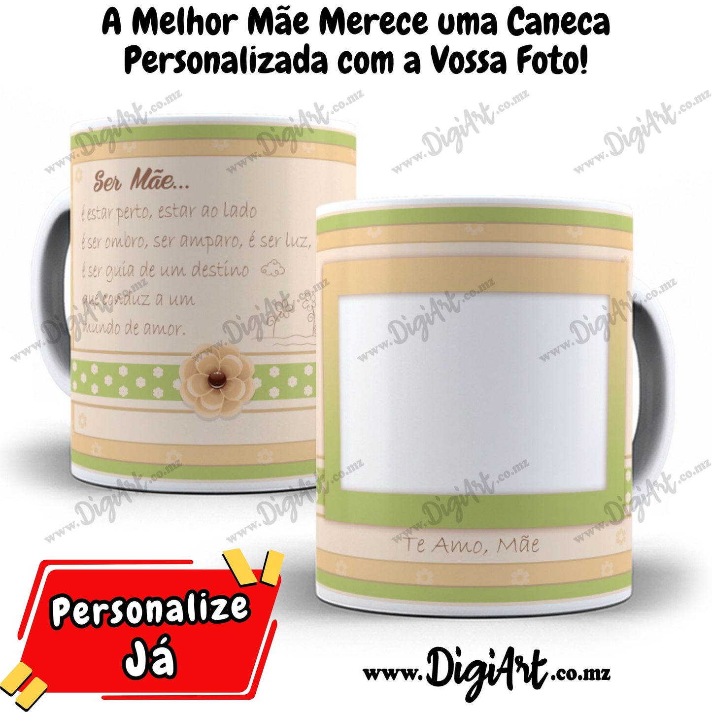 Caneca com Foto para Mãe
