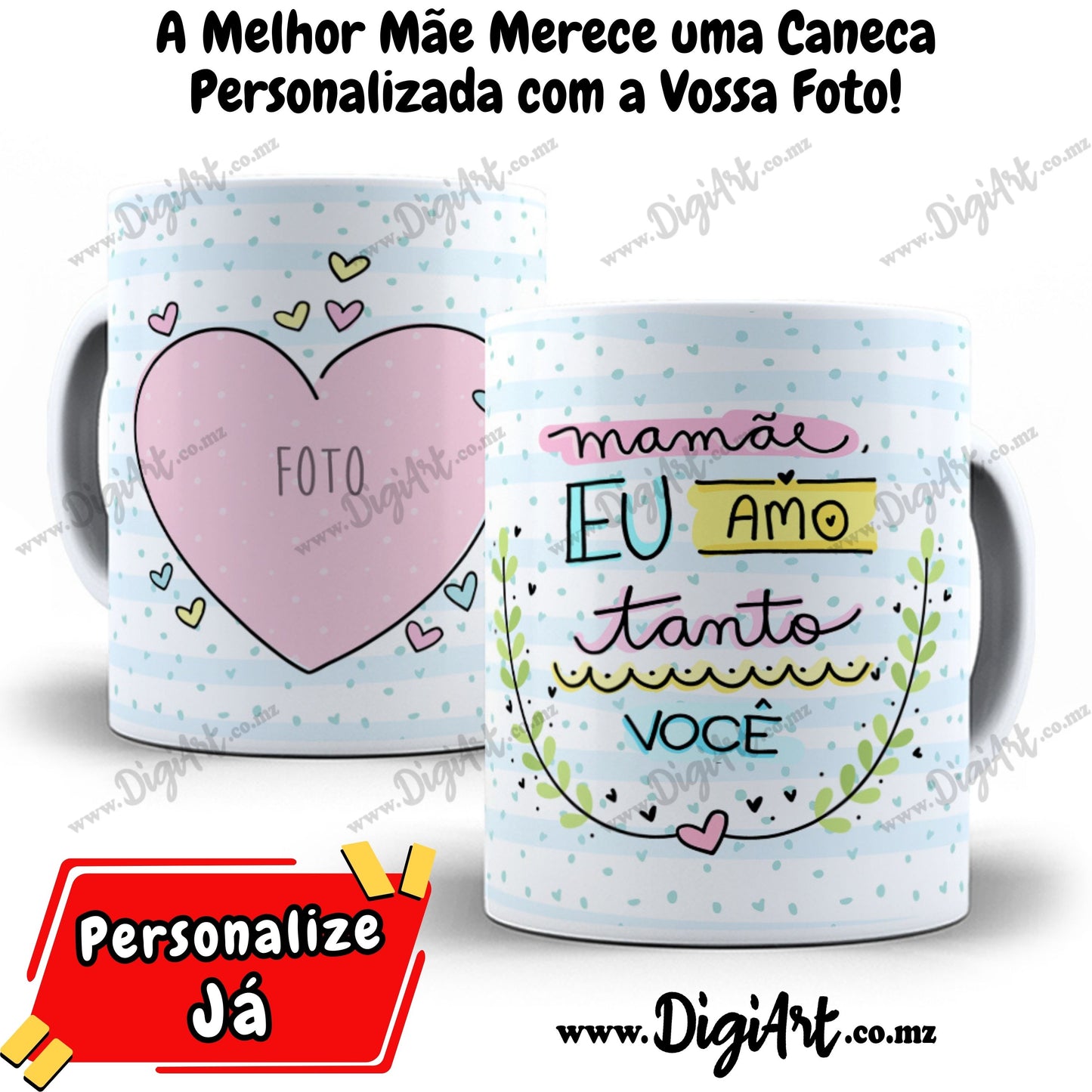 Caneca com Foto para Mãe