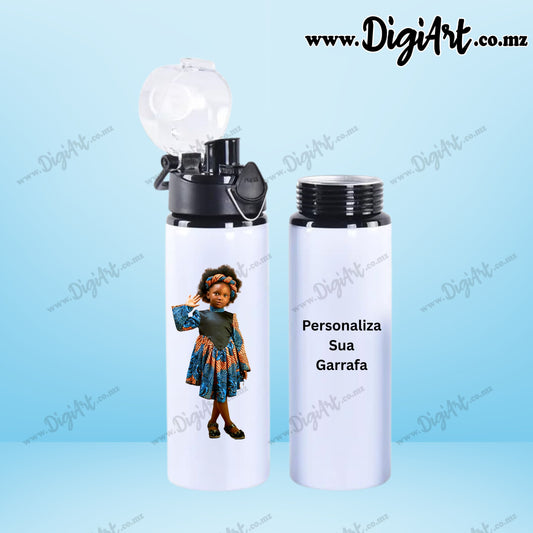 Garrafa aluminio com Tampa 750ml