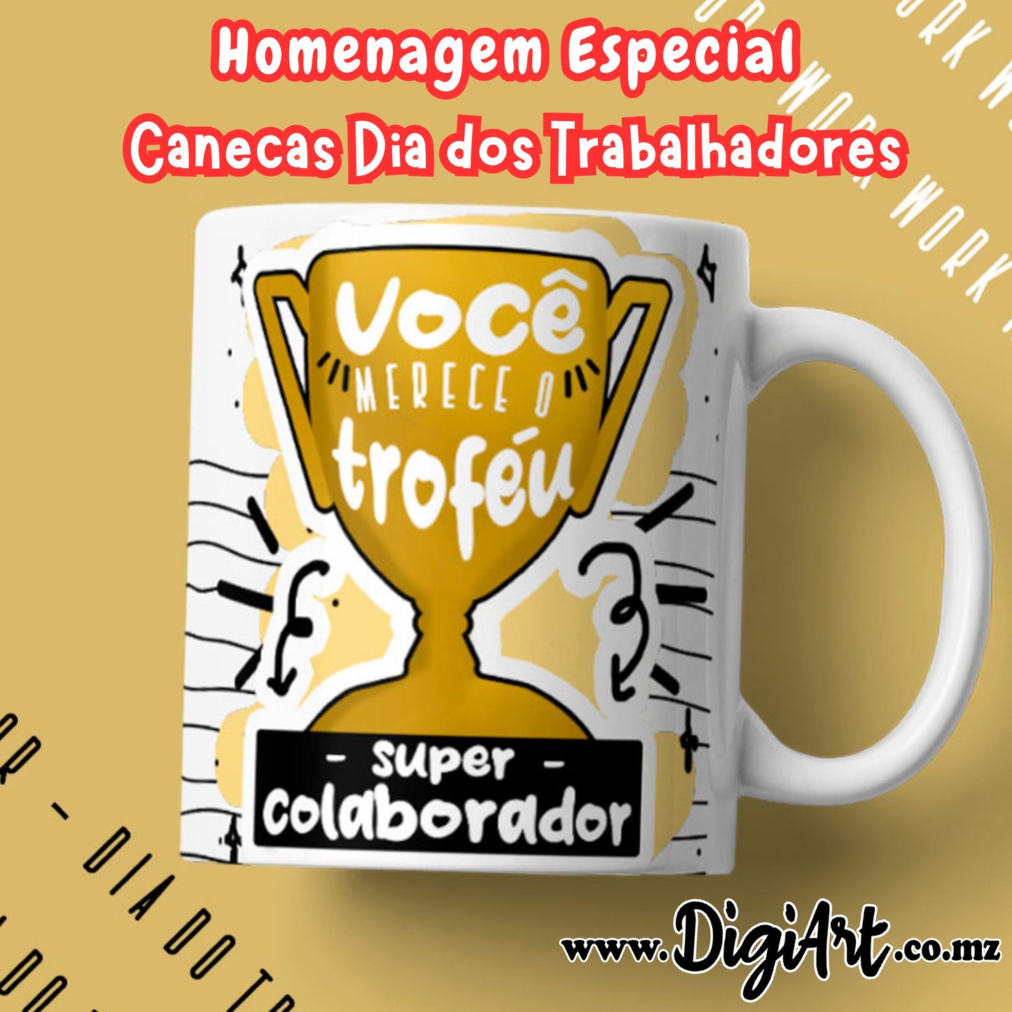 Caneca - Dia dos Trabalhadores