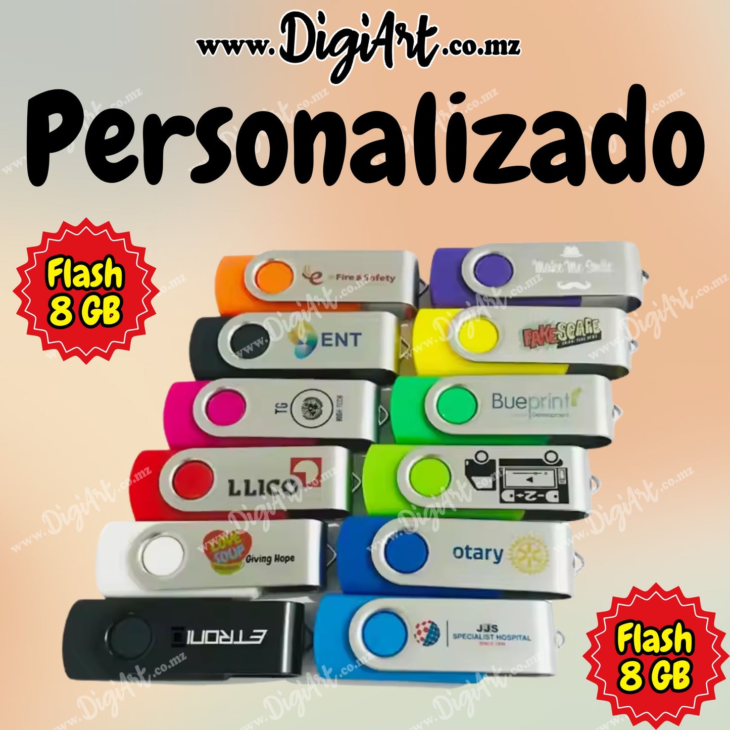 Flash de 8GB Personalizado