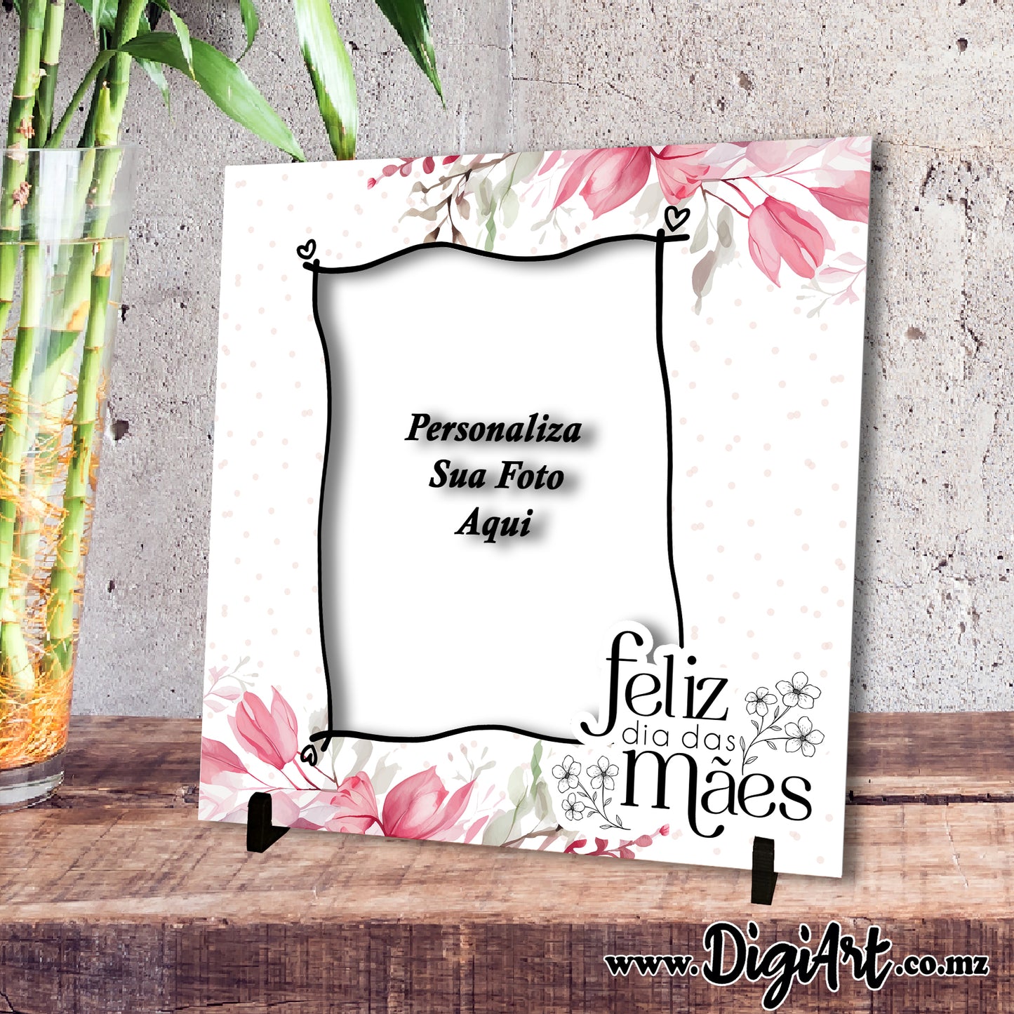 Azulejo Para Mãe Tamanho 20x20cm