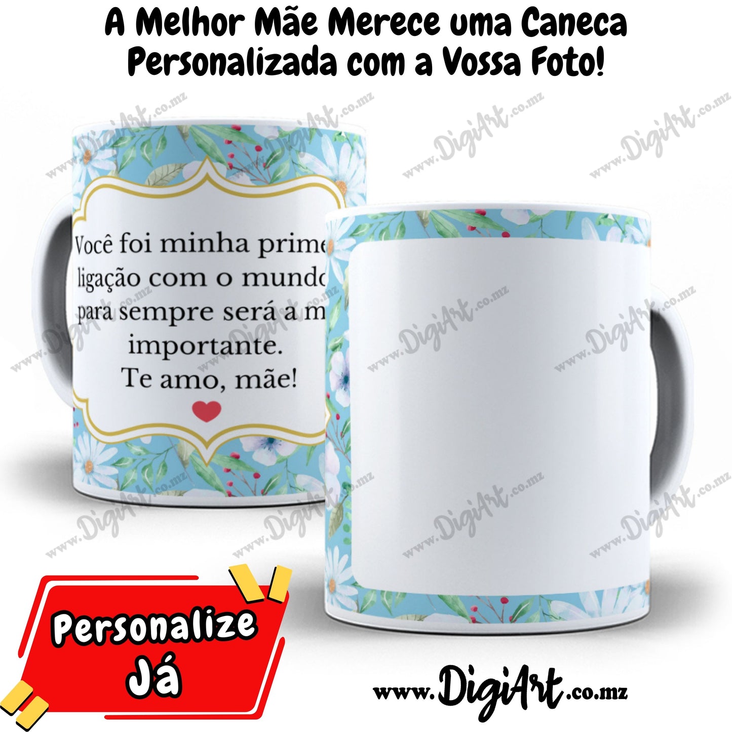 Caneca com Foto para Mãe