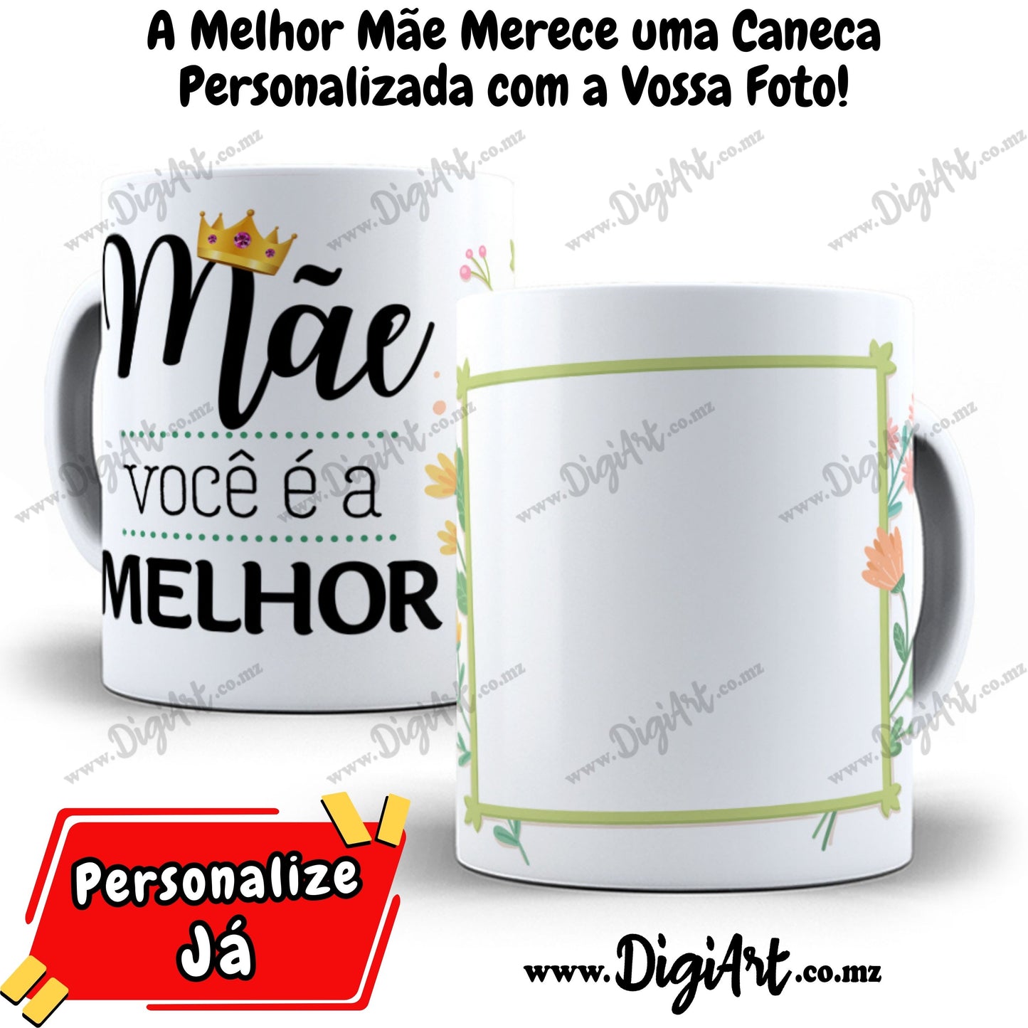 Caneca com Foto para Mãe