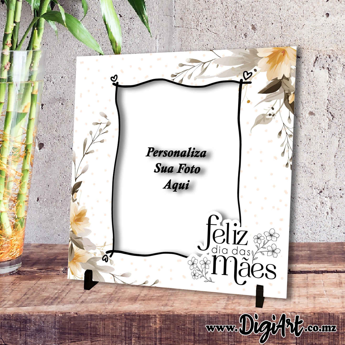 Azulejo Para Mãe Tamanho 20x20cm