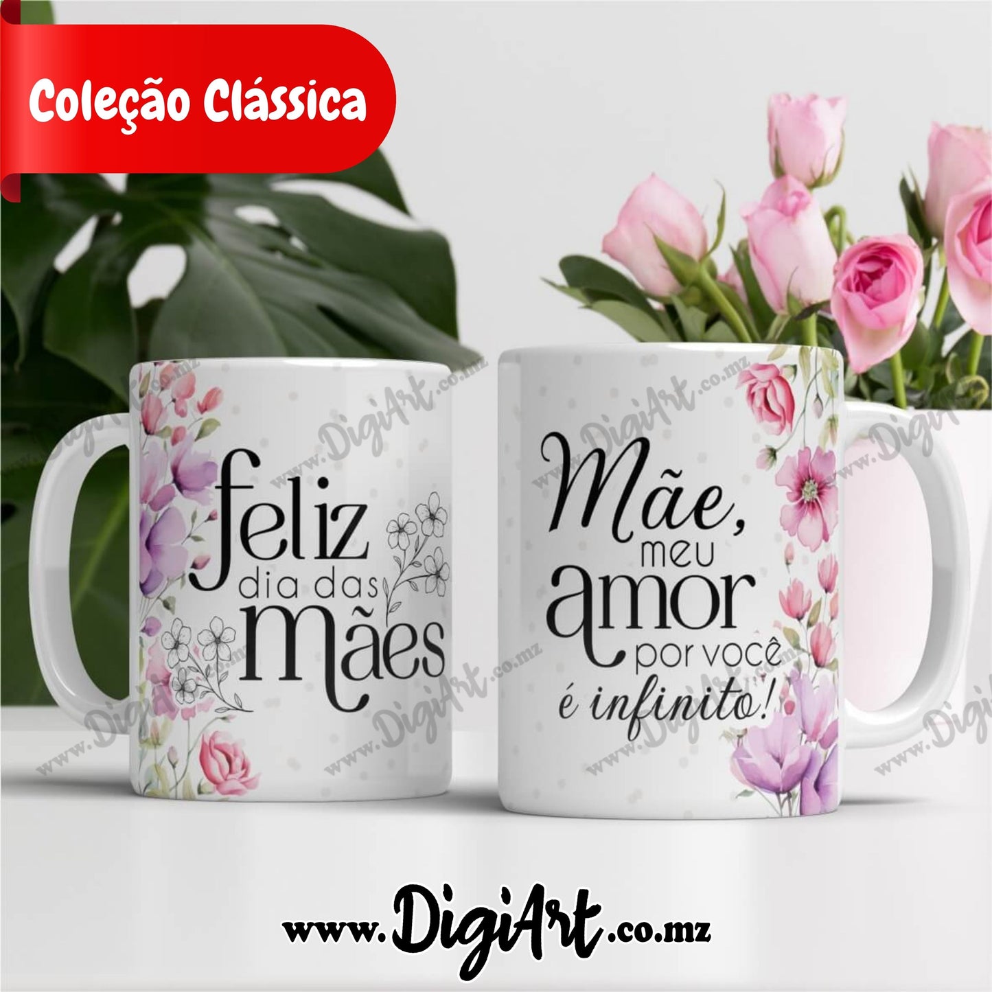 Chavena Clássica para Mãe