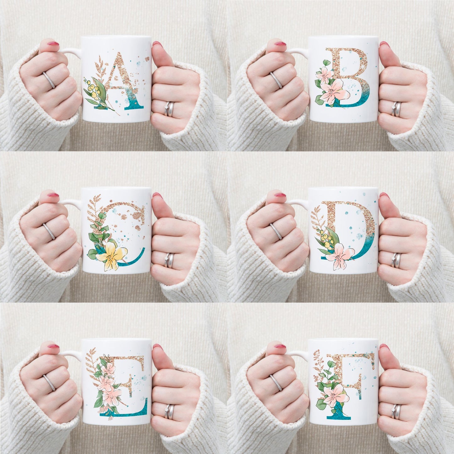 Design para Caneca Personalizada Alfabetos - 1
