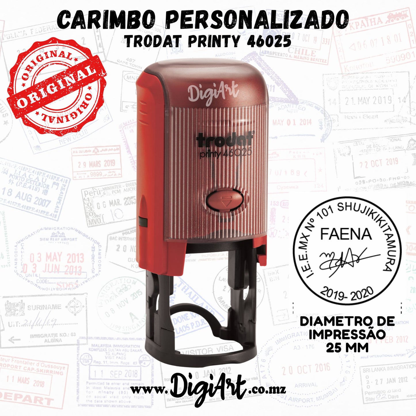 Carimbo Personalizado Trodat Printy 46025
