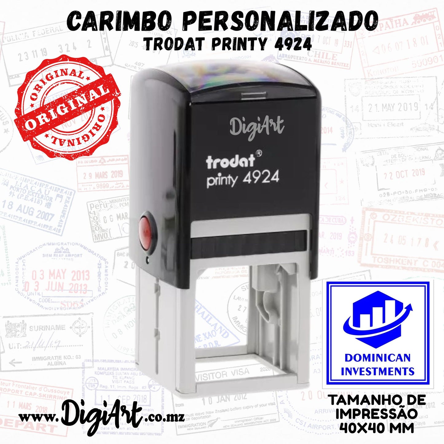 Carimbo Personalizado Trodat Printy 4924