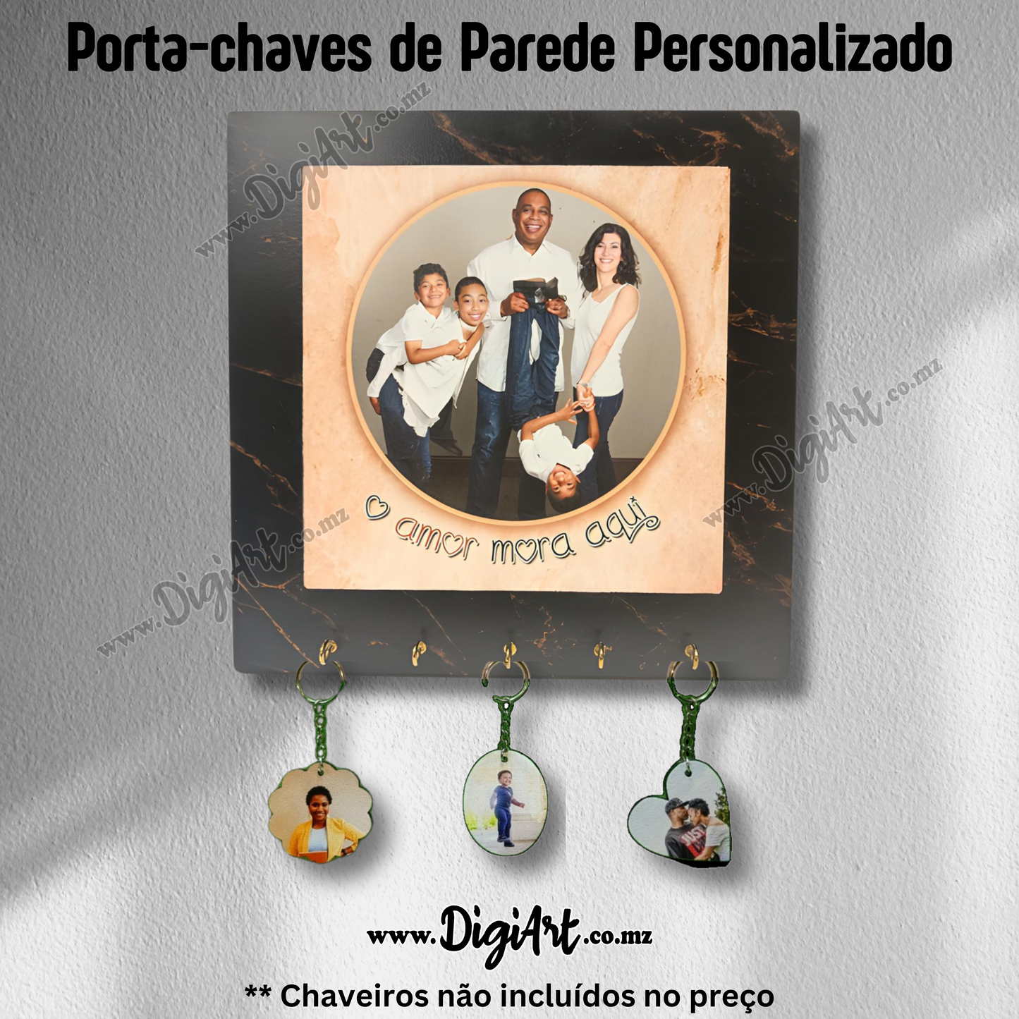 Porta-chaves de Parede Personalizado