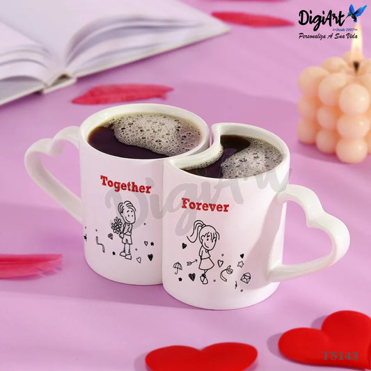 Copo Duplo Personalizado com Pega de Coração