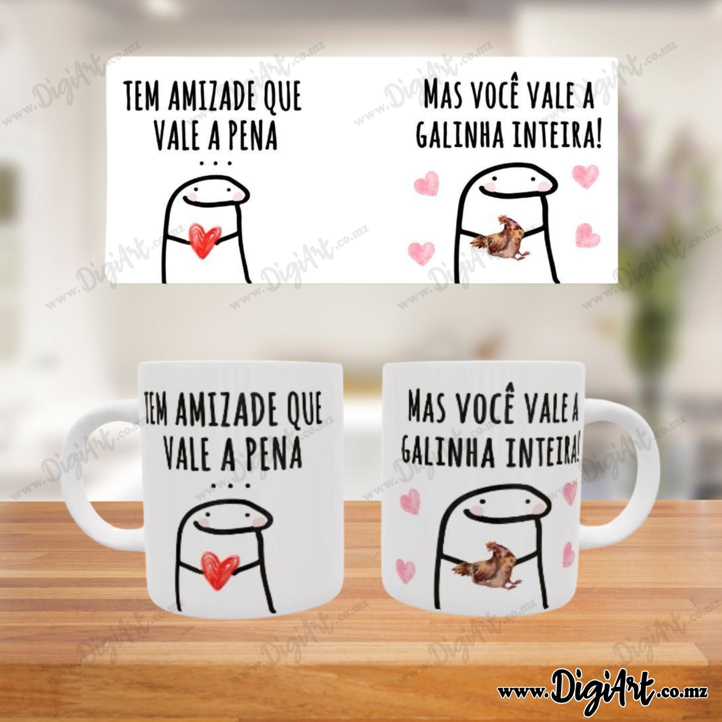 Chavena para Amizade
