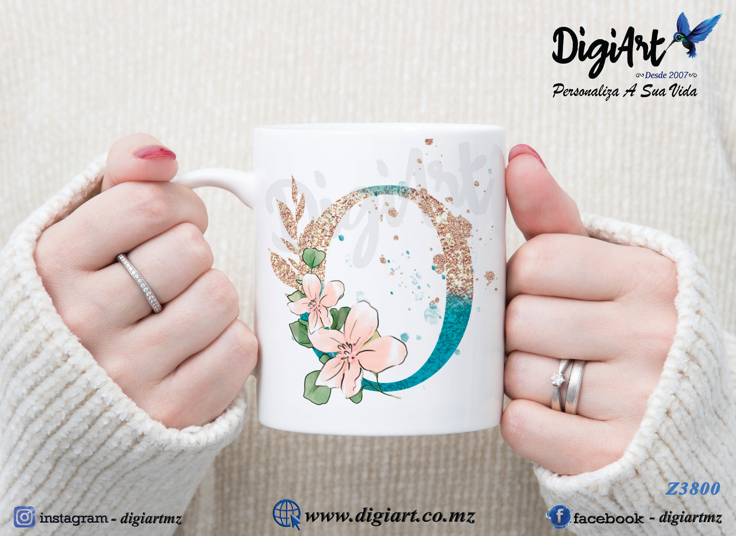 Design para Caneca Personalizada Alfabetos - 1