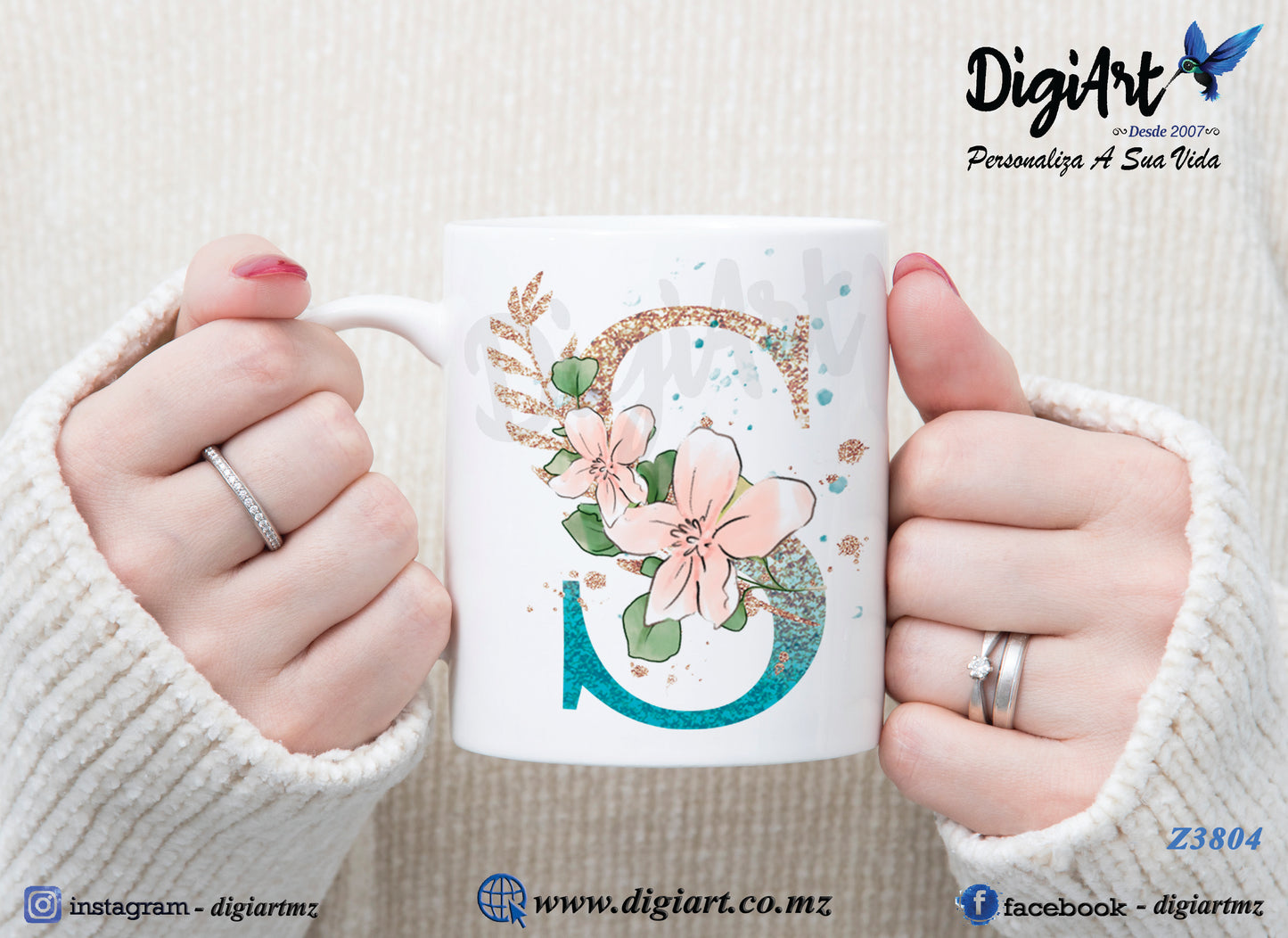Design para Caneca Personalizada Alfabetos - 1