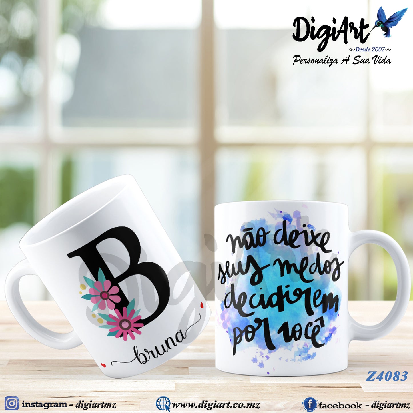 Design para Caneca Personalizada Alfabetos - 2
