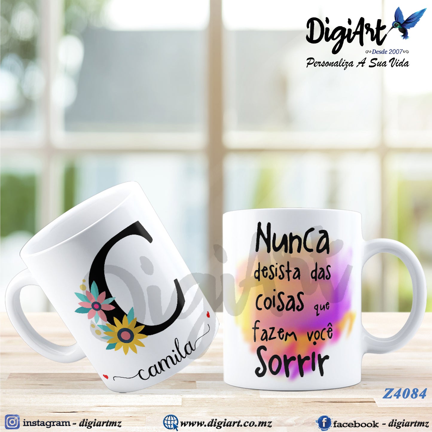 Design para Caneca Personalizada Alfabetos - 2