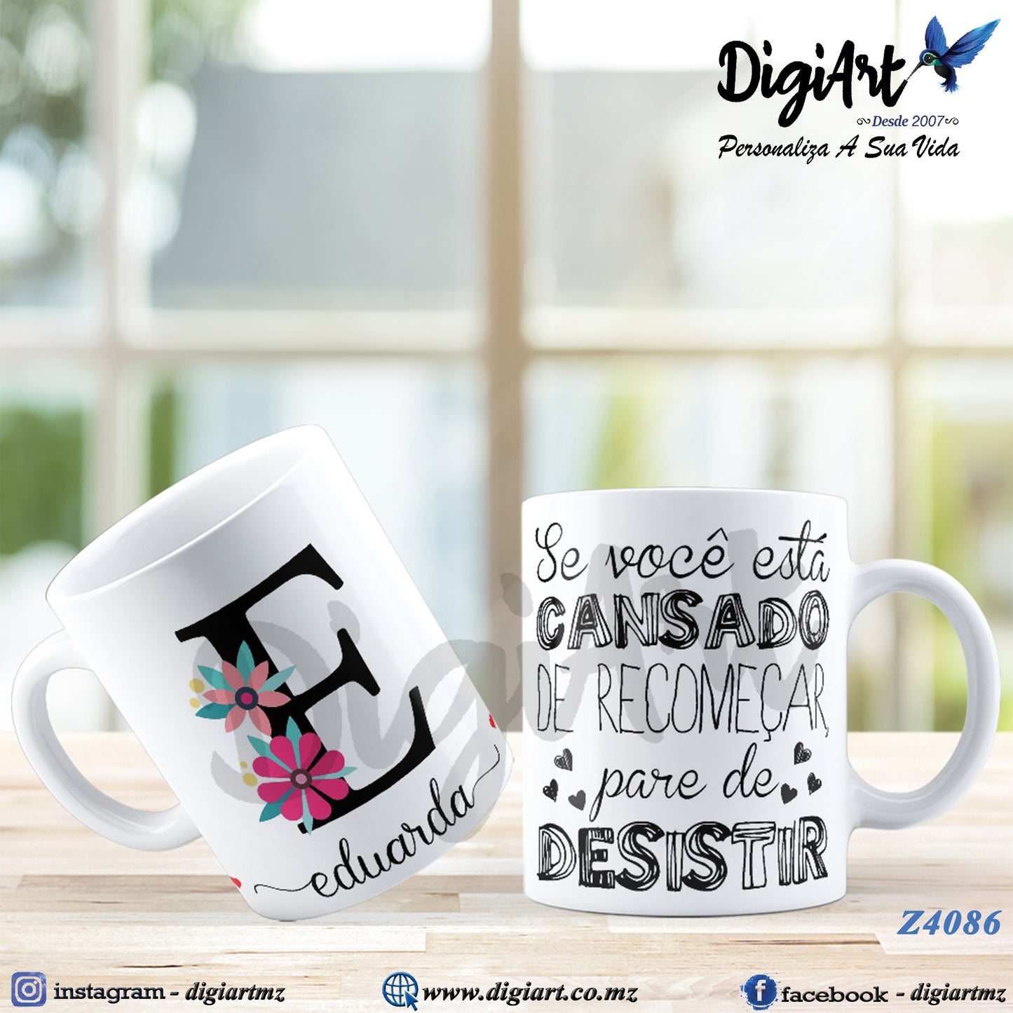 Design para Caneca Personalizada Alfabetos - 2