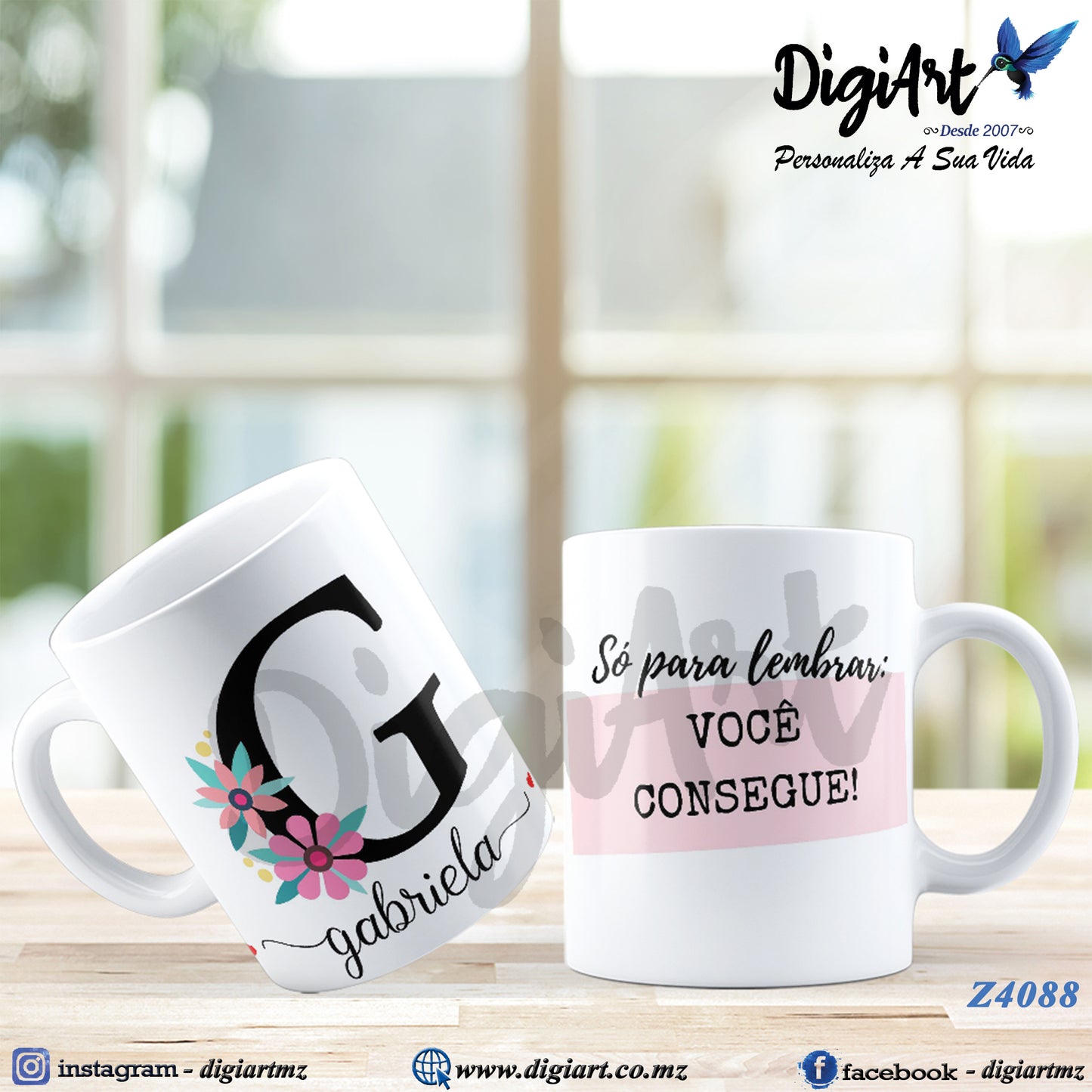 Design para Caneca Personalizada Alfabetos - 2