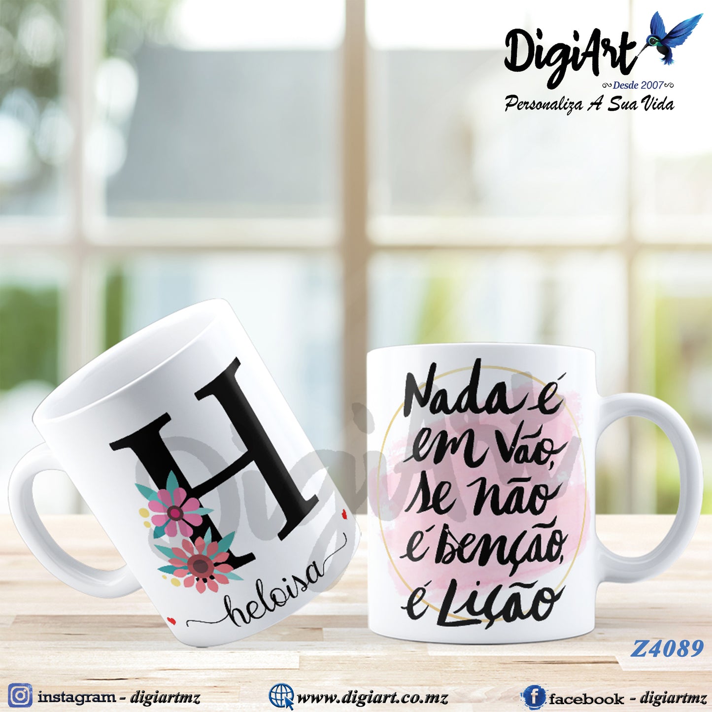 Design para Caneca Personalizada Alfabetos - 2