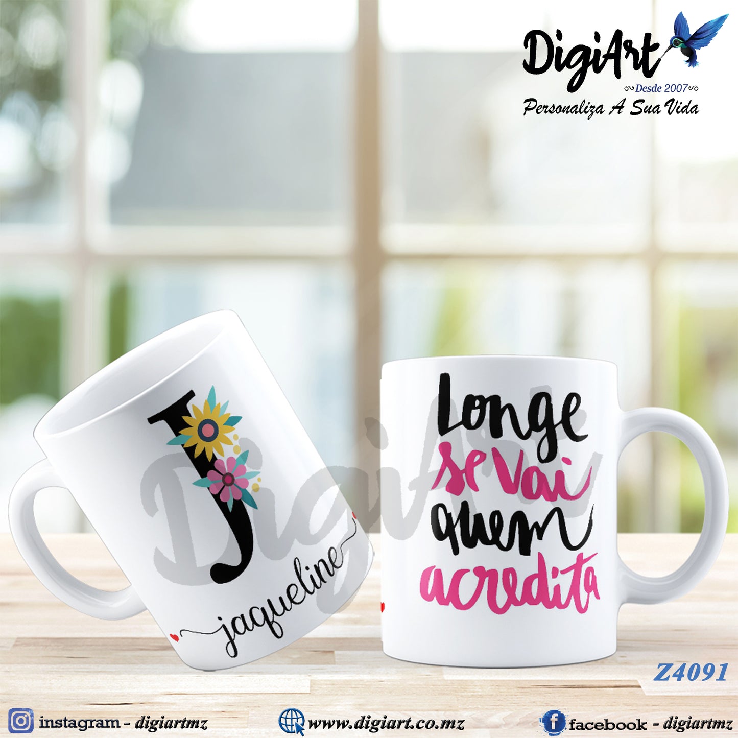 Design para Caneca Personalizada Alfabetos - 2