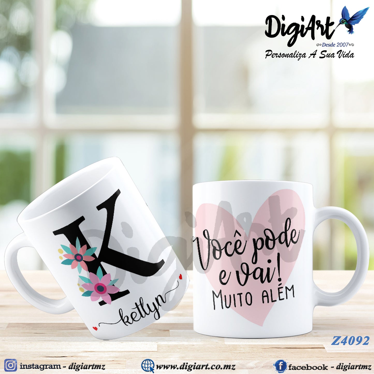 Design para Caneca Personalizada Alfabetos - 2