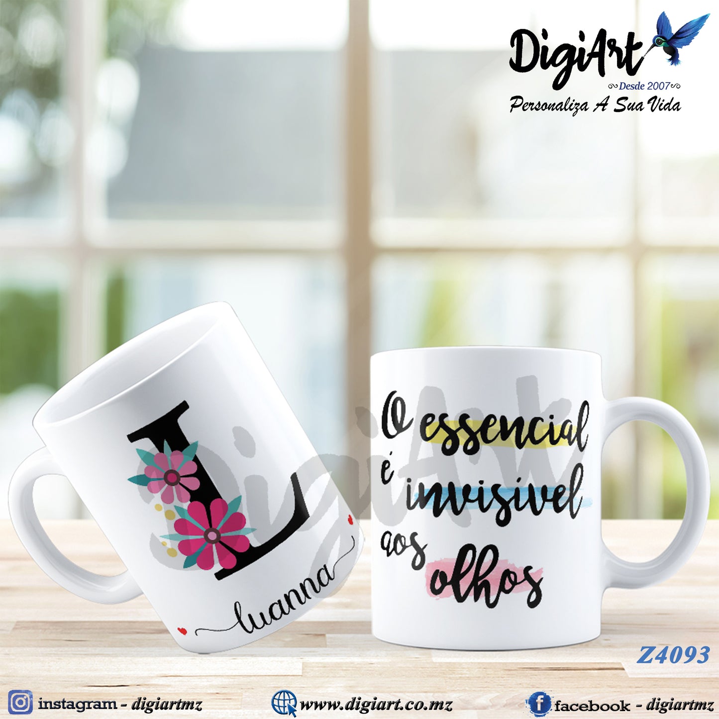 Design para Caneca Personalizada Alfabetos - 2