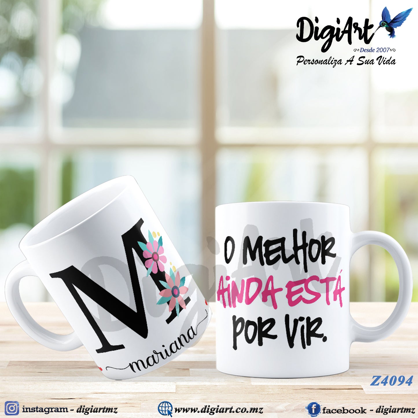 Design para Caneca Personalizada Alfabetos - 2
