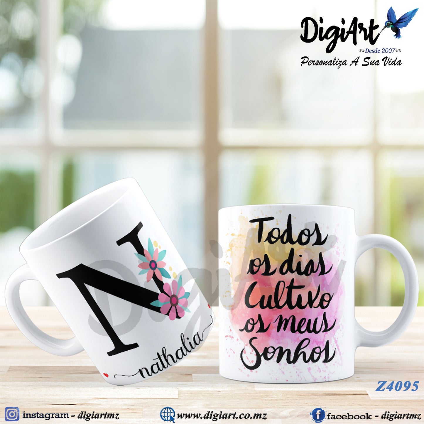 Design para Caneca Personalizada Alfabetos - 2