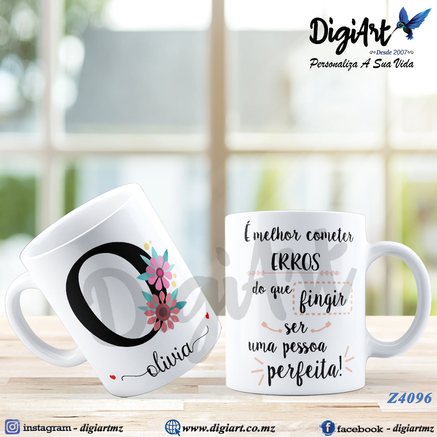 Design para Caneca Personalizada Alfabetos - 2