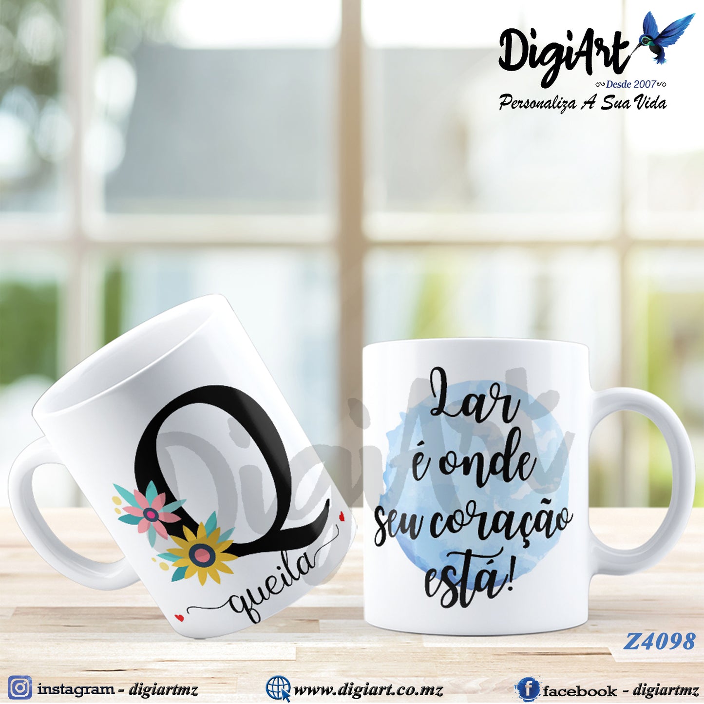 Design para Caneca Personalizada Alfabetos - 2