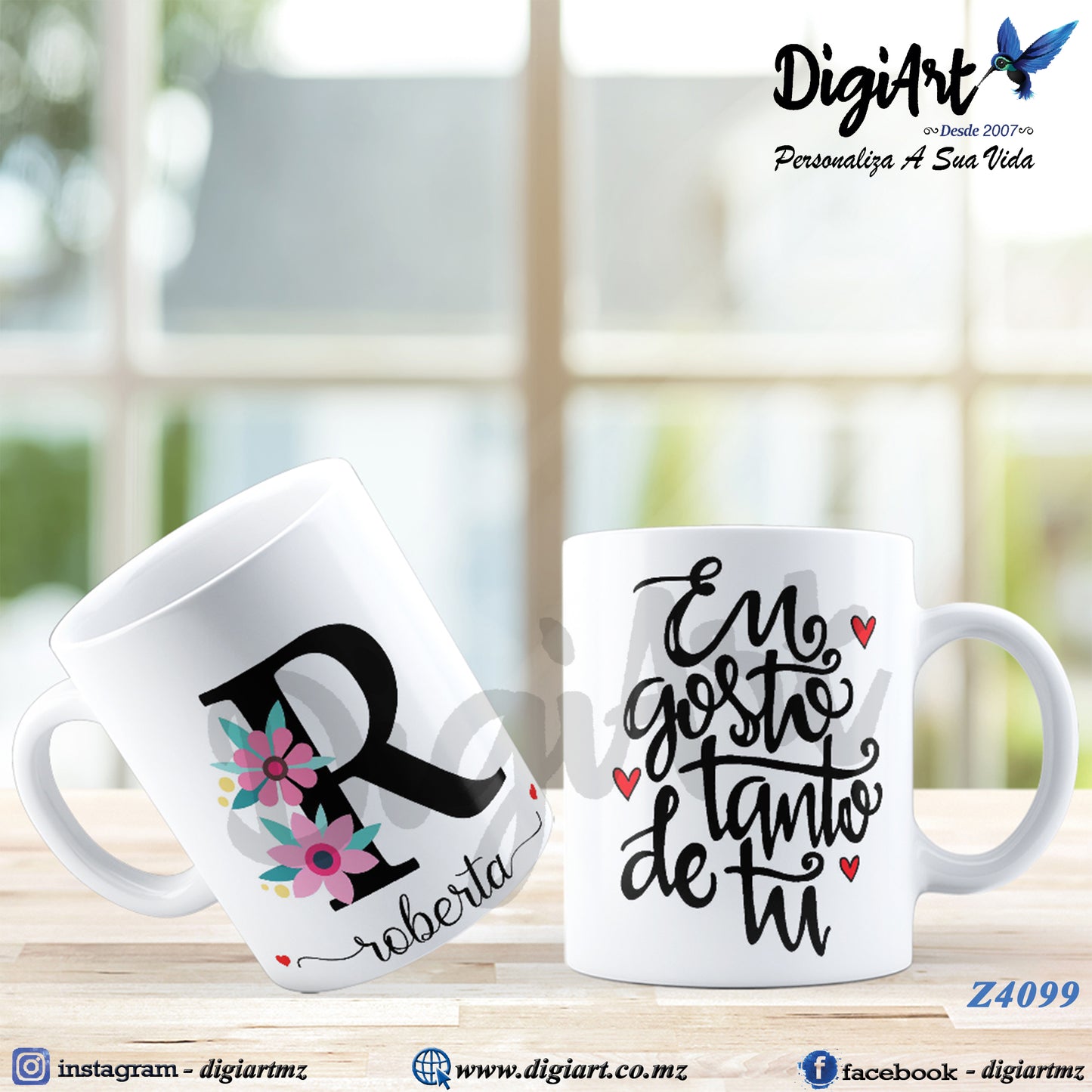 Design para Caneca Personalizada Alfabetos - 2