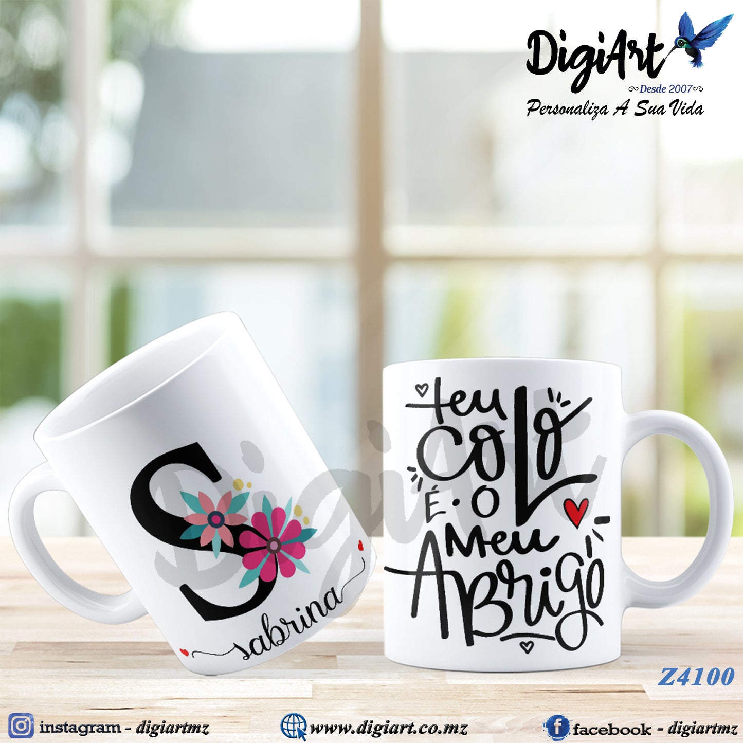 Design para Caneca Personalizada Alfabetos - 2