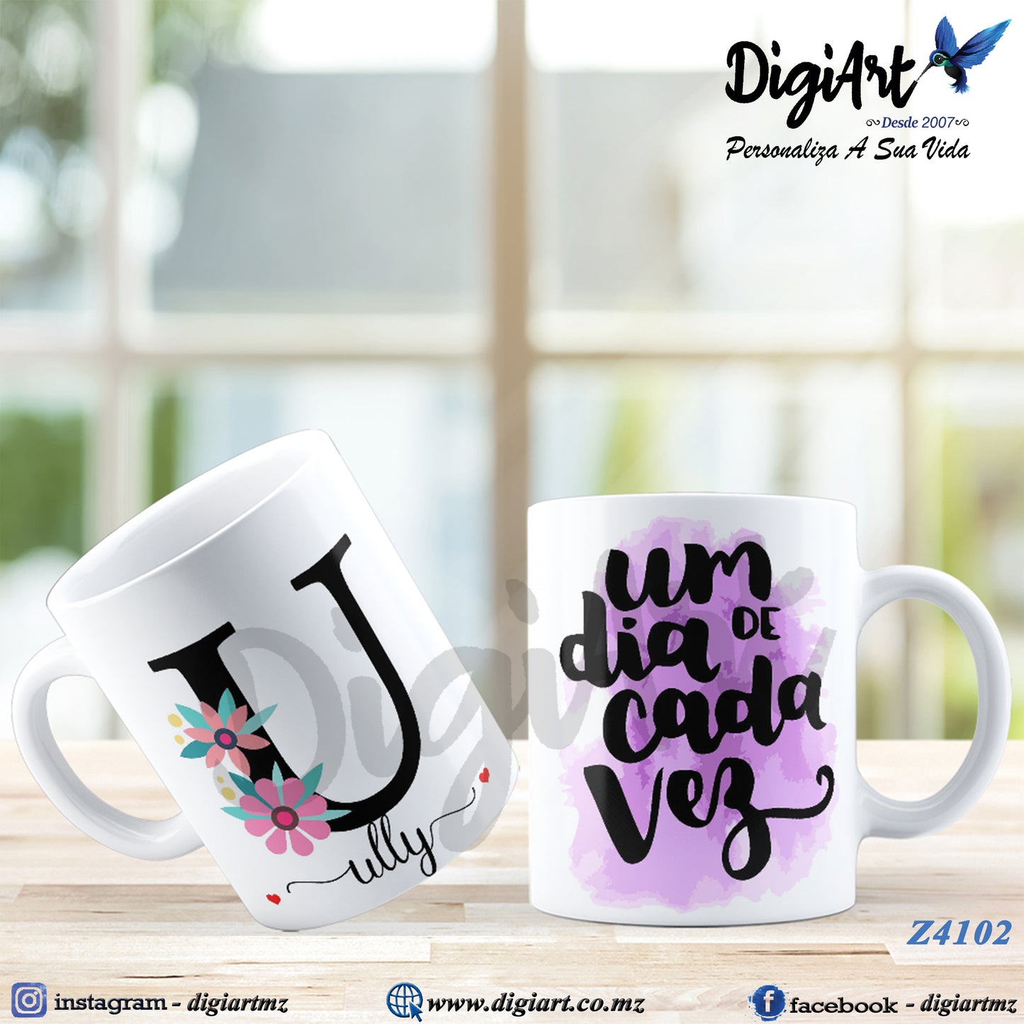 Design para Caneca Personalizada Alfabetos - 2