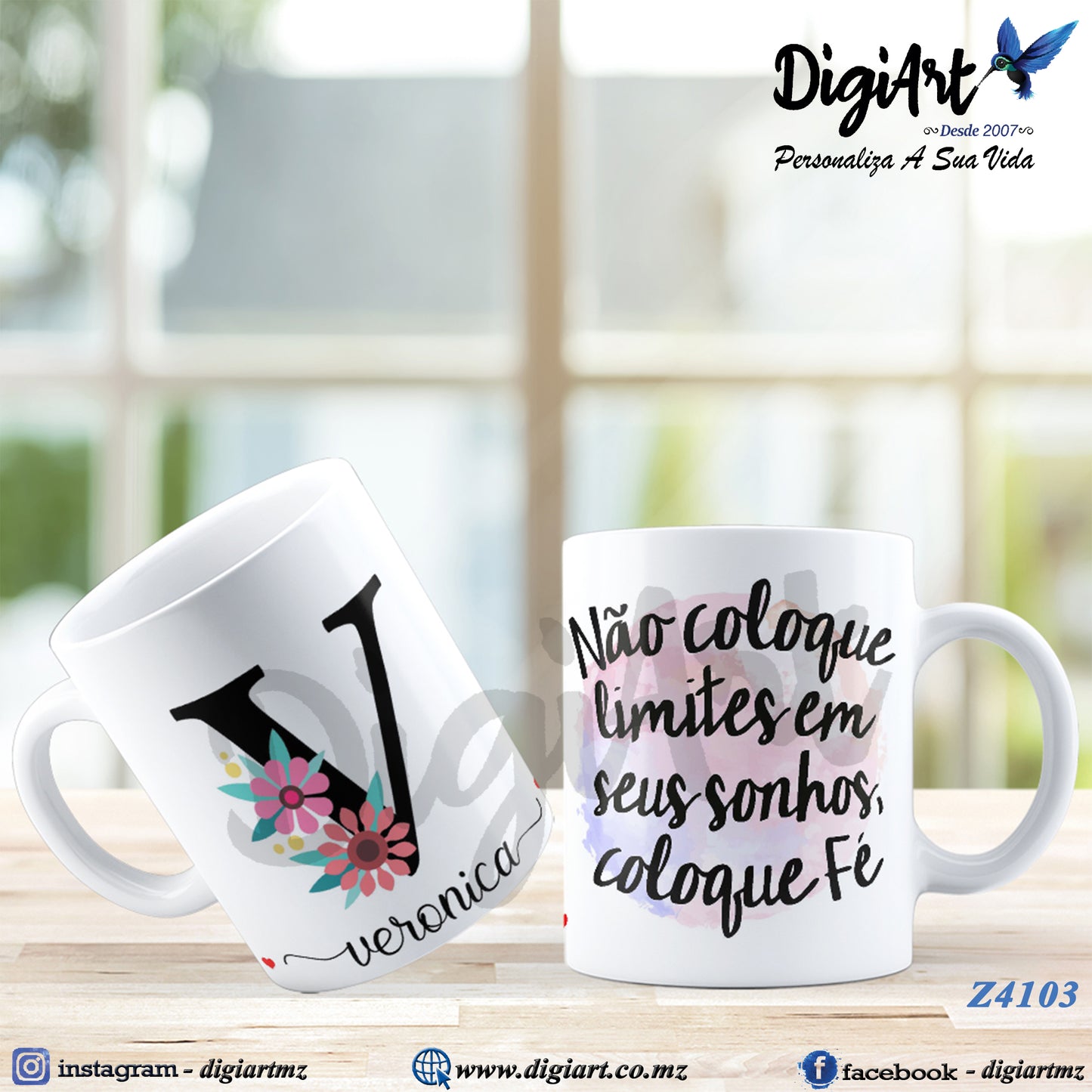 Design para Caneca Personalizada Alfabetos - 2