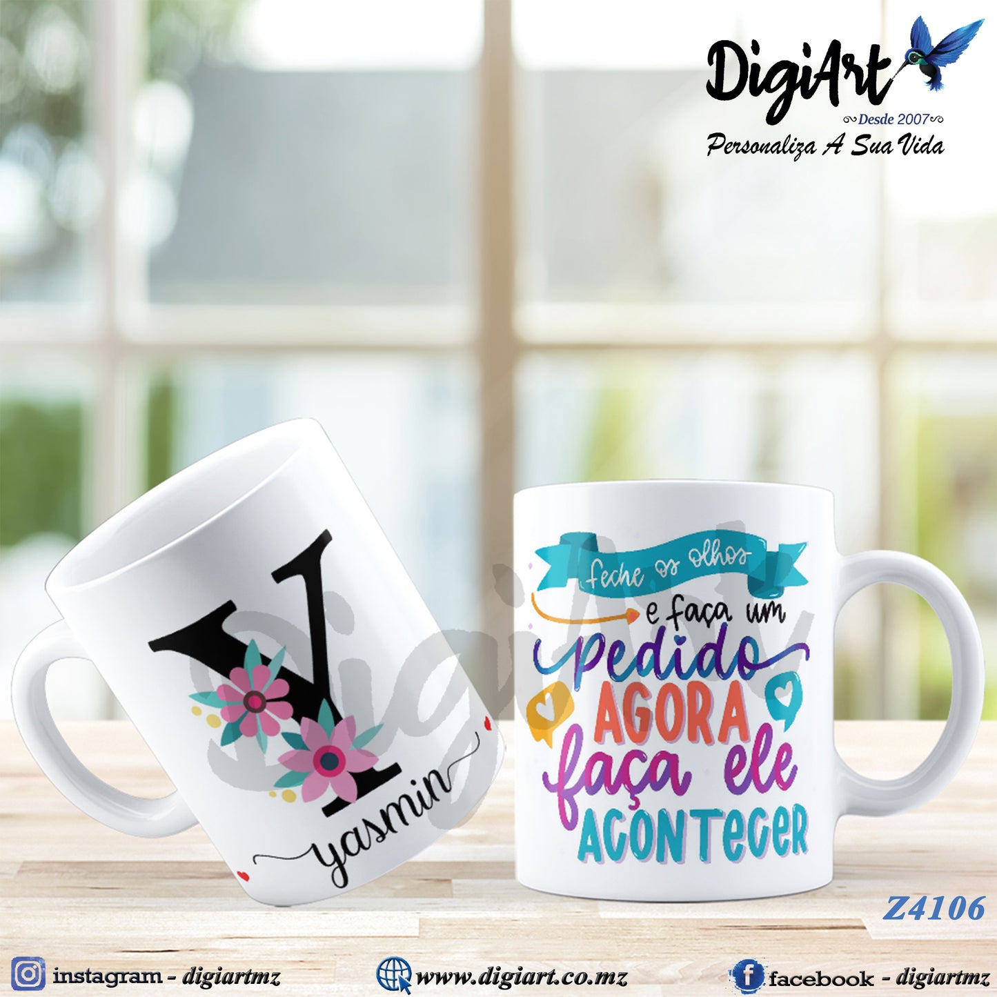 Design para Caneca Personalizada Alfabetos - 2
