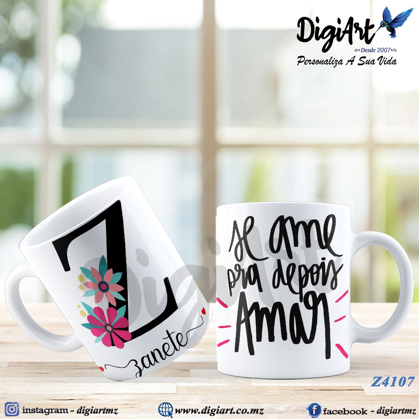 Design para Caneca Personalizada Alfabetos - 2