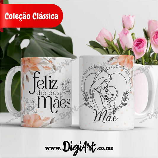 Chavena Clássica para Mãe