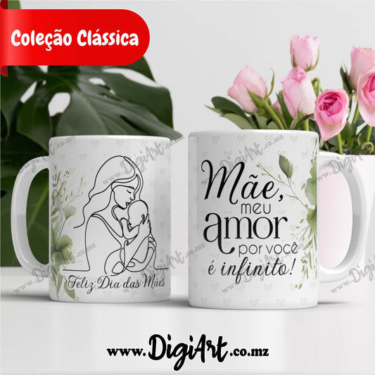 Chavena Clássica para Mãe