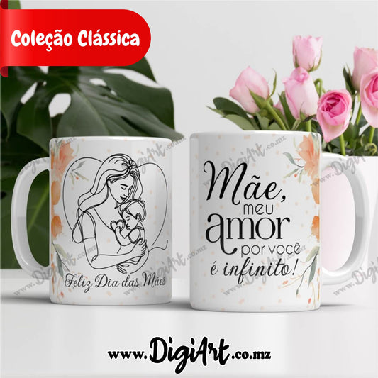 Chavena Clássica para Mãe