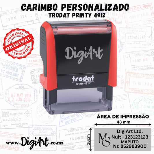 Carimbo Personalizado Trodat Printy 4912