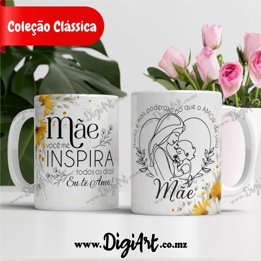 Chavena Clássica para Mãe
