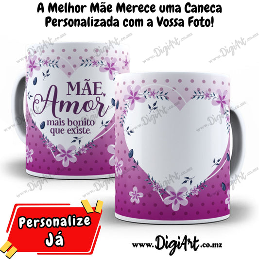 Caneca com Foto para Mãe