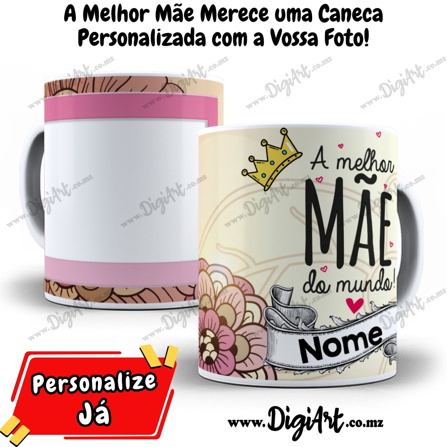 Caneca com Foto para Mãe